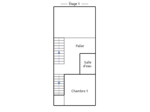 Appartement T3 Triplex 48m2 avec parking/terrasse