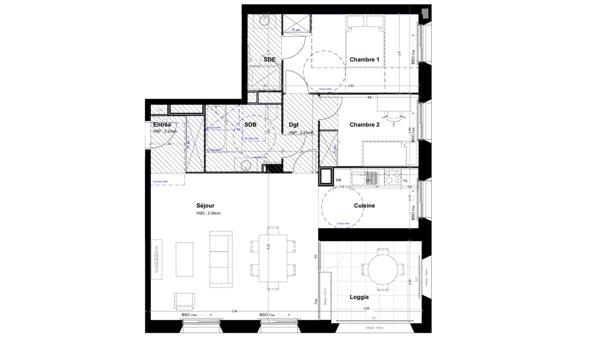 Appartement à vendre 3 pièces 78 m² Lyon 2