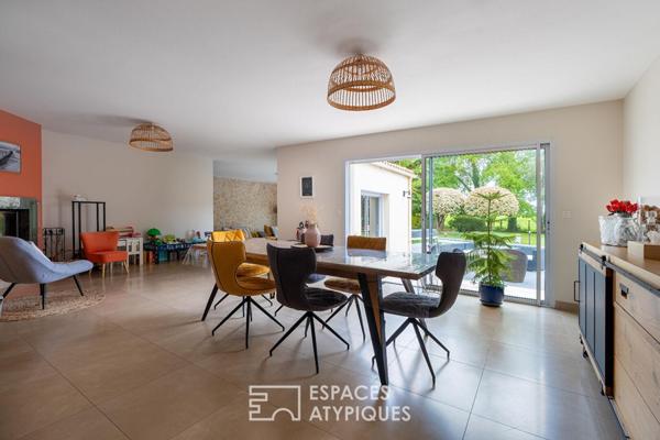 Villa familiale avec piscine aux accents du Sud