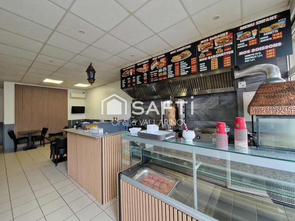 Vente fond de commerce kebab sur axe très passant