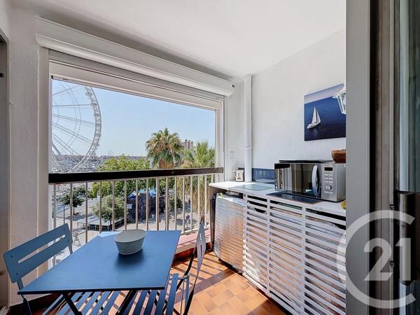 Appartement Studio Cabine à vendre  1 pièce - 23,57 m 2   LE CAP D AGDE  - 34