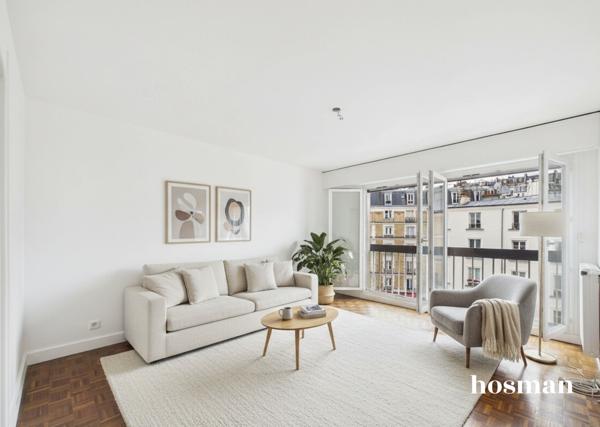 Ravissant 2 pièces de 46m² - Vue Sacré-Cœur, calme et étage élevé - Rue Marcadet, Paris