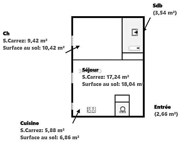 Vente / Appartement T2