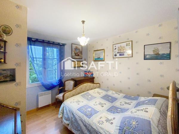 Maison plain-pied trois chambres avec jardin