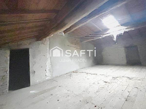 Maison 2 chambres avec potentiel d'évolution de 80 m² en comble !