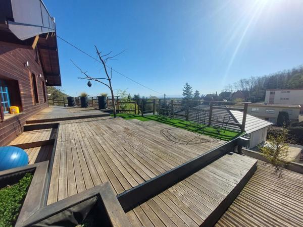 Coup de cœur assuré ! Superbe chalet avec vue imprenable sur la plaine d’Alsace – Guebwiller