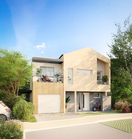 Villa contemporaine, 4 chambres, jardin et garage - proximité immédiate des commodités