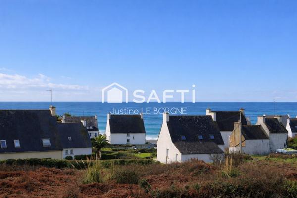 Ensemble de deux maisons rénovées avec vue mer