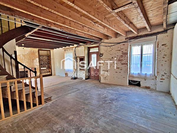 Maison à rénover – Gros œuvre sain et beau potentiel à exploiter !