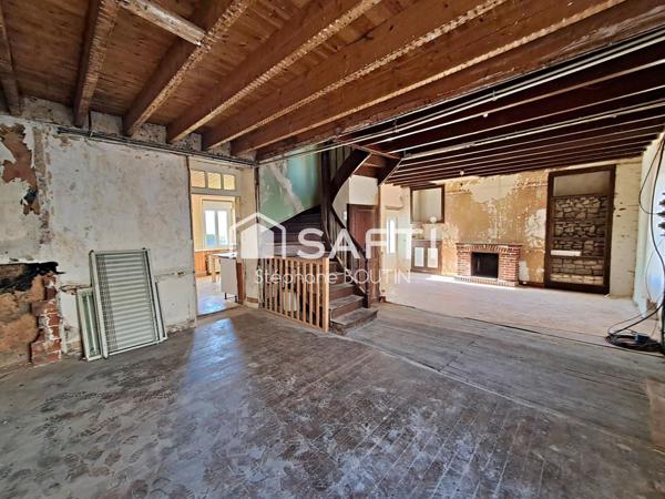 Maison à rénover – Gros œuvre sain et beau potentiel à exploiter !