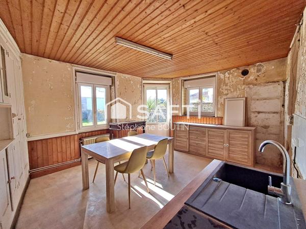 Maison à rénover – Gros œuvre sain et beau potentiel à exploiter !