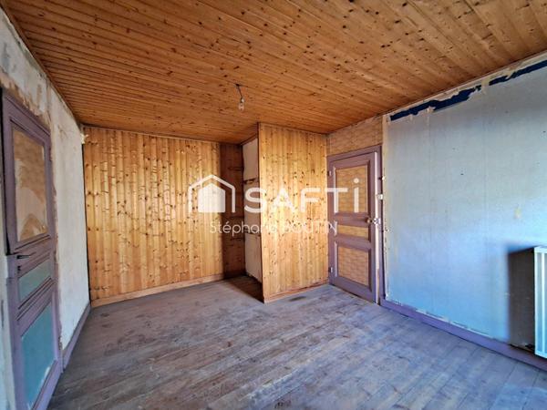 Maison à rénover – Gros œuvre sain et beau potentiel à exploiter !