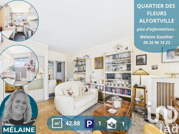 Appartement à vendre 2 pièces 43 m² Alfortville