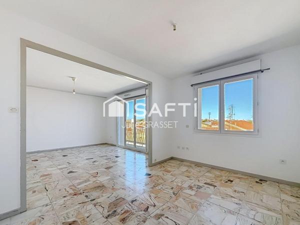 BÉZIERS - T3 BIS 90 M² AVEC BALCONS ET GARAGE