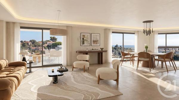 Appartement F3 à vendre  3 pièces - 78,36 m 2   ANTIBES  - 06