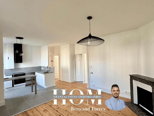 Appartement T3 rénové de 65m²