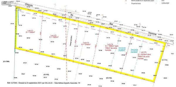 Terrain à Batir à vendre à Rocroi dans les Ardennes (08230), ref : 08034/15