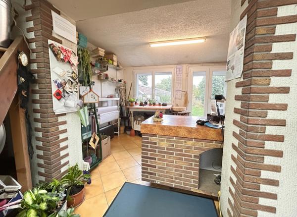 Raillencourt-Sainte-Olle – Maison individuelle + fonds de commerce FLEURISTE (5 min. Cambrai)