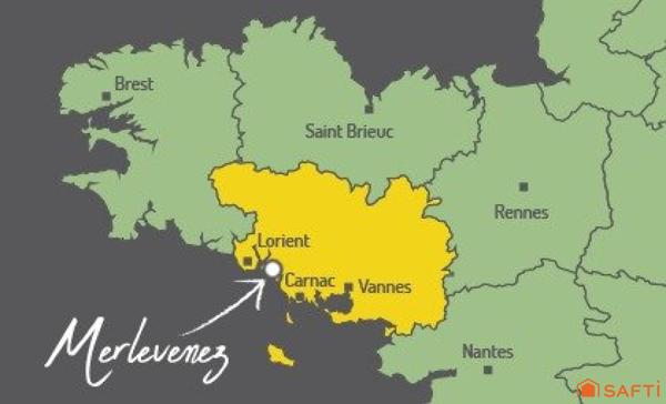 Venez vous installer en outre-rade, à proximité immédiate de Lorient et de l'Océan.