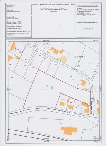 Terrain à NOYEN-SUR-SARTHE, 72430 - 8780m²