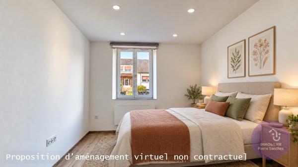 Altorf, appartement 3 pièces de 49,42 m² avec terrasse, parking et cave