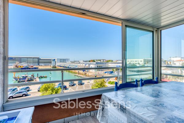 Appartement T1 avec vue sur le port de pêche sur la commune des Sables d’Olonne