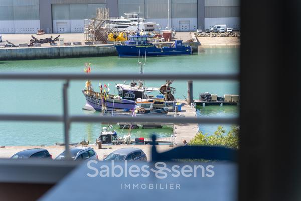 Appartement T1 avec vue sur le port de pêche sur la commune des Sables d’Olonne