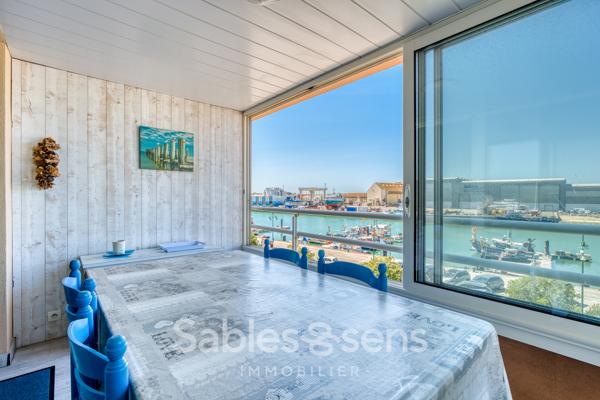 Appartement T1 avec vue sur le port de pêche sur la commune des Sables d’Olonne