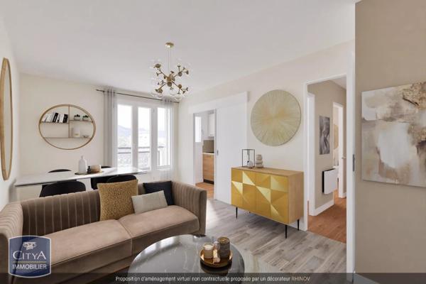 Appartement à vendre 2 pièces 37.31m² Grenoble (38100)
