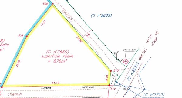 Terrain à vendre 876 m² Le Cannet-des-Maures