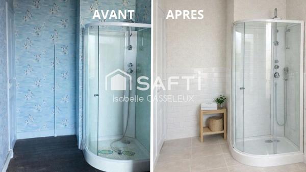 Maison de ville en briques de 110 m² – 2 chambres, garage, dépendances et jardin à Guise