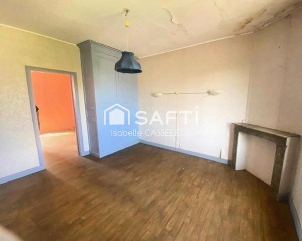 Maison de ville - pièces spacieuses - 2 chambres - jardin - garage