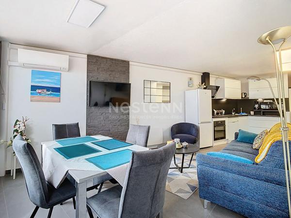 Port Camargue Plage Sud Appartement Type 3 plus cabine en parfait etat avec parking prive