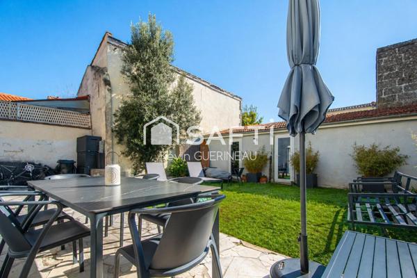 Échoppe, 4 chambres, jardin, dépendance et stationnement voiture