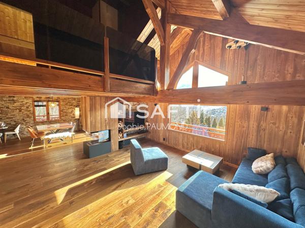 Chalet LOMBARD avec terrain et vue panoramique