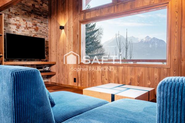 Chalet LOMBARD avec terrain et vue panoramique