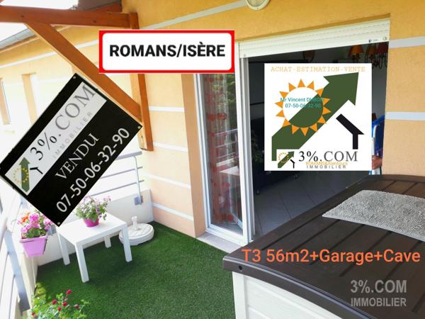 T3 Standing + Garage + Cave - ROMANS (26) Romans-sur-Isère (26100)