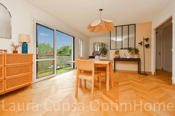 SCEAUX - 8 MIN RER SCEAUX - 4P - 65,36 M² - BALCON - 4E ET DERNIER ETAGE -  CAVE - BOX ET PARKING LIBRE DANS RESIDENCE FERMEE