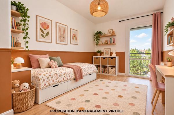 SCEAUX - 8 MIN RER SCEAUX - 4P - 65,36 M² - BALCON - 4E ET DERNIER ETAGE -  CAVE - BOX ET PARKING LIBRE DANS RESIDENCE FERMEE
