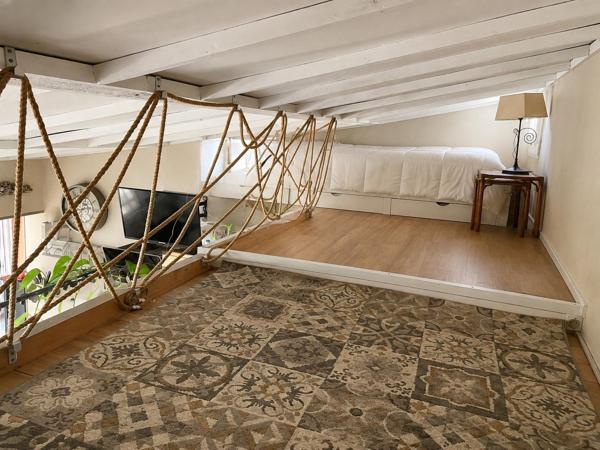 Maison, 52 m² + mezzanine, jardin clos, résidence avec Piscine et Tennis.