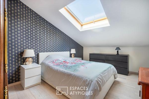 Ancienne menuiserie réhabilitée en maison Loft