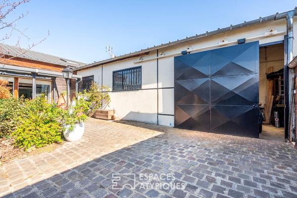 Ancienne menuiserie réhabilitée en maison Loft