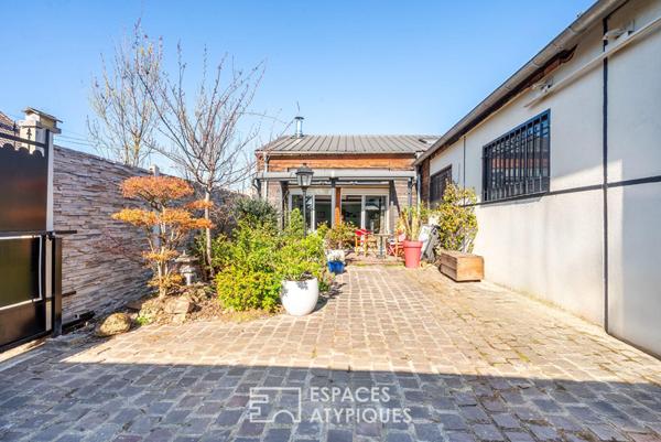 Ancienne menuiserie réhabilitée en maison Loft