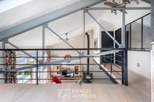 Ancienne menuiserie réhabilitée en maison Loft