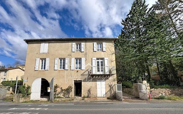 Vabres-l'Abbaye (12400) Grande Maison de caractère en pierres