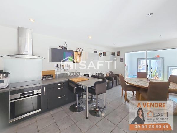 Du cachet pour cette maison de ville T6/7 de 180m2