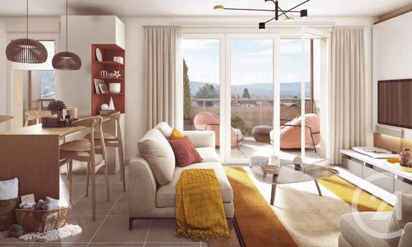 Appartement T5 à vendre  5 pièces - 102,28 m2 BONS EN CHABLAIS - 74