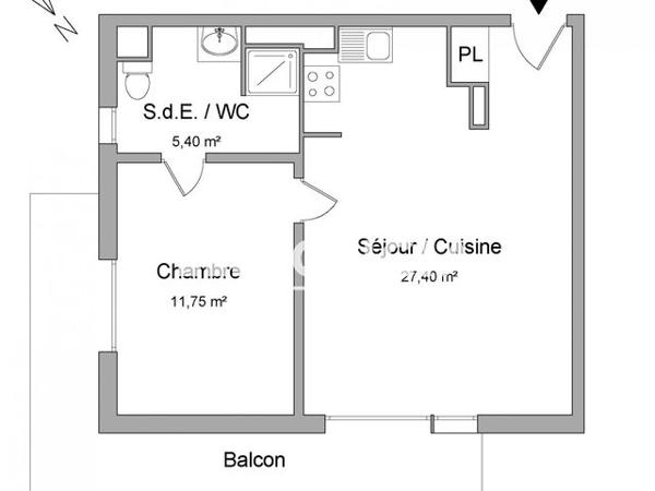 Location Appartement 2 pièces 44.55 m² - 15 RUE DU TRAVERS DES CHAMPS GUILLAUME Cormeilles-en-parisis 95240