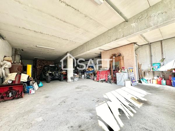 Chalet  familial de type 7 avec garage et jardins