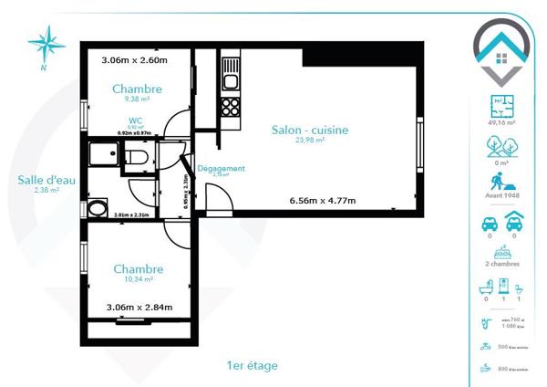 Vente / Appartement T3